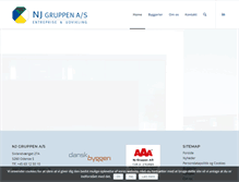 Tablet Screenshot of nj-gruppen.dk